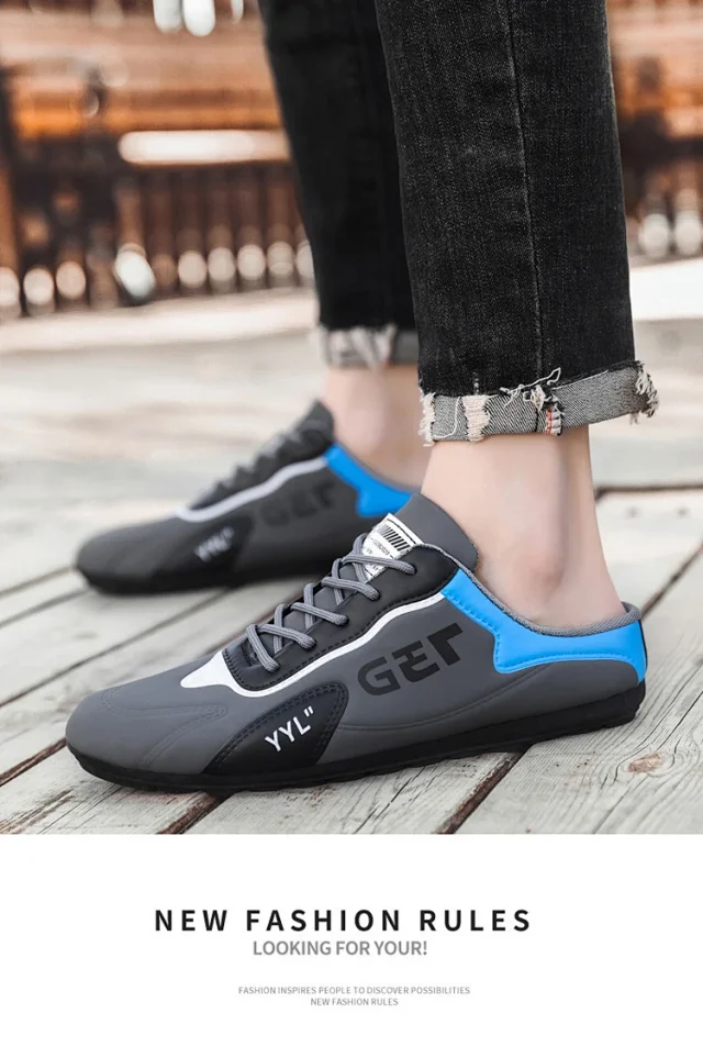 Mens Drive Loafers: Korean Trendy Comfy Everyday Student Detail