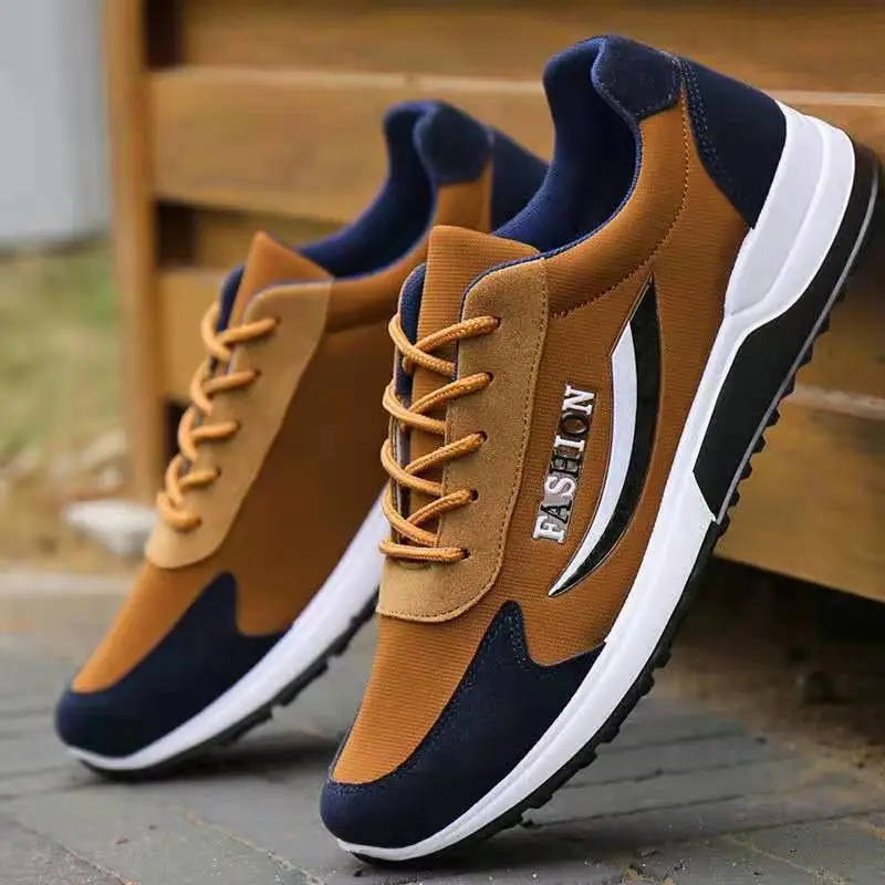 Summer 2025 Men's Breathable Lace-Up Runners