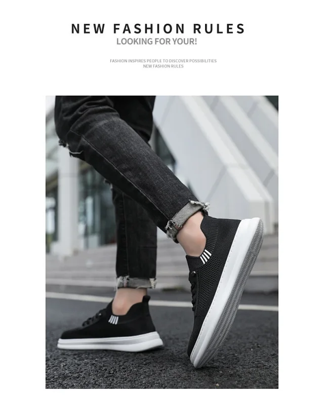 Men's 2025 Mesh Slide-On Skater Shoes Detail