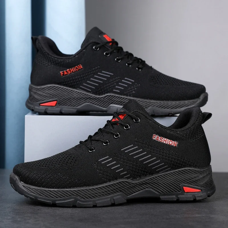 Men's Flyknit Breathable Running Shoes 2025