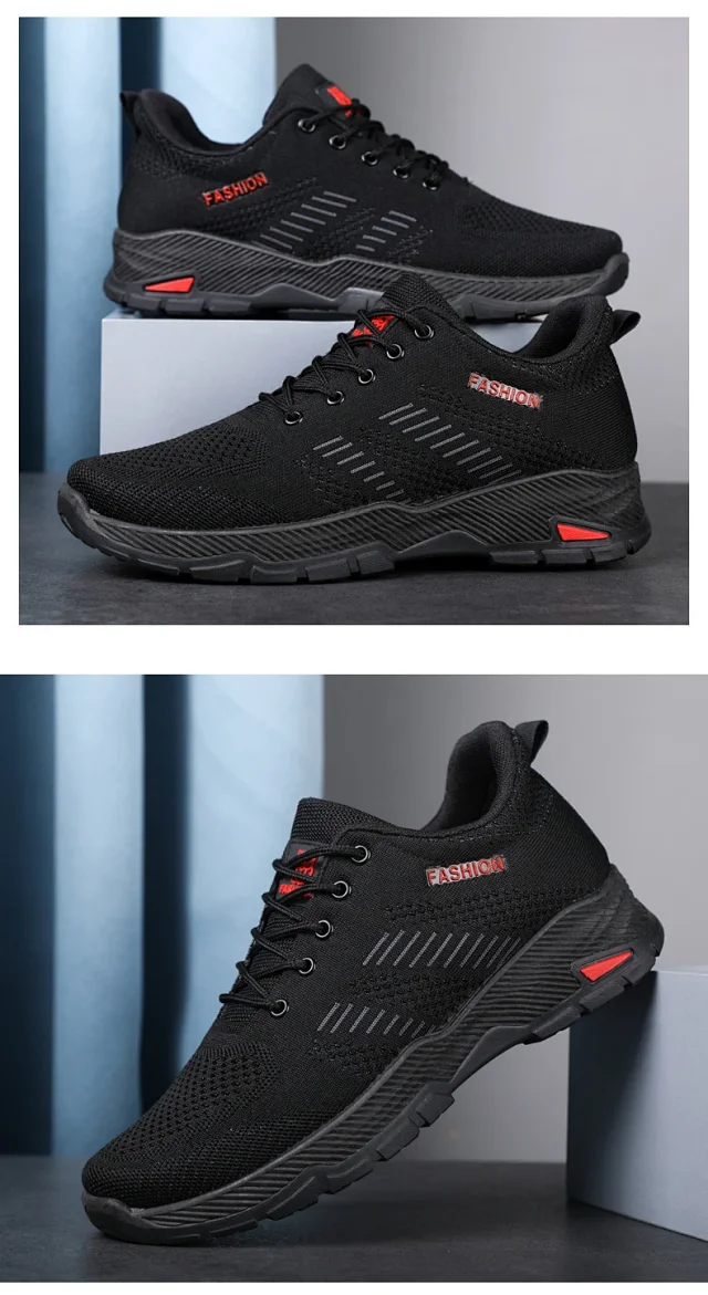 Men's Flyknit Breathable Running Shoes 2025 Detail