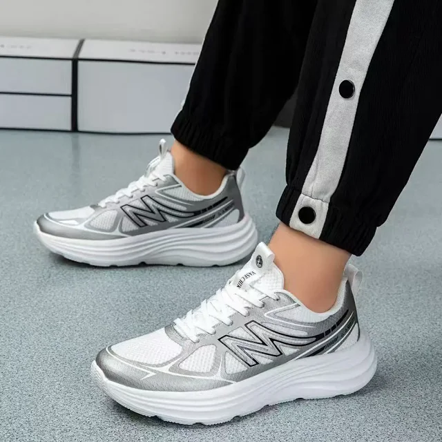 His & Hers Cushioned Racing Sneakers Detail