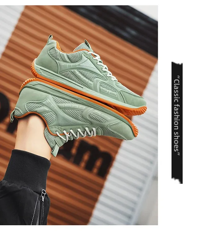 Gump Men's Breathable Mesh Chunky Sneakers Detail