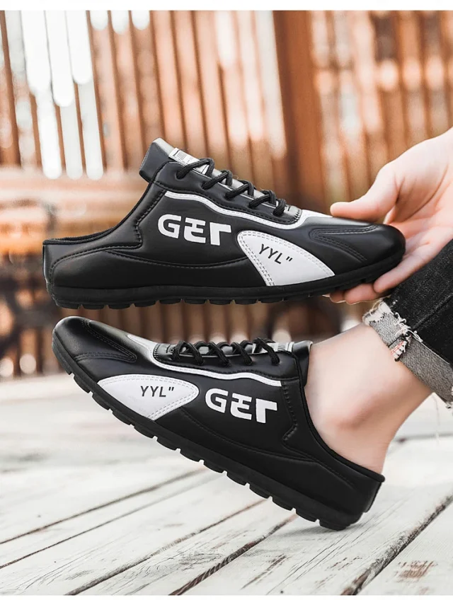 Mens Drive Loafers: Korean Trendy Comfy Everyday Student Detail