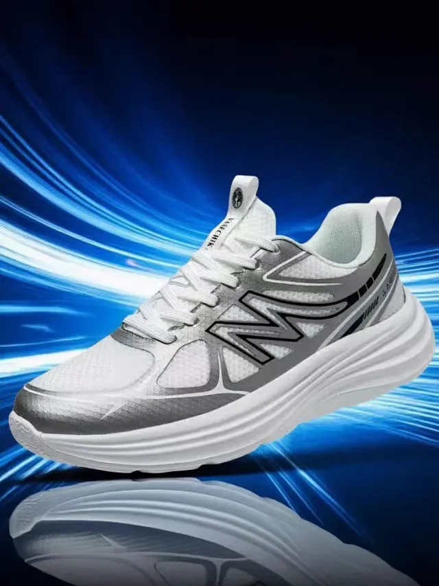 His & Hers Cushioned Racing Sneakers Detail