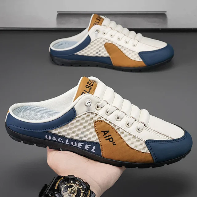 Men's Mesh Slip-On Sneakers New Detail
