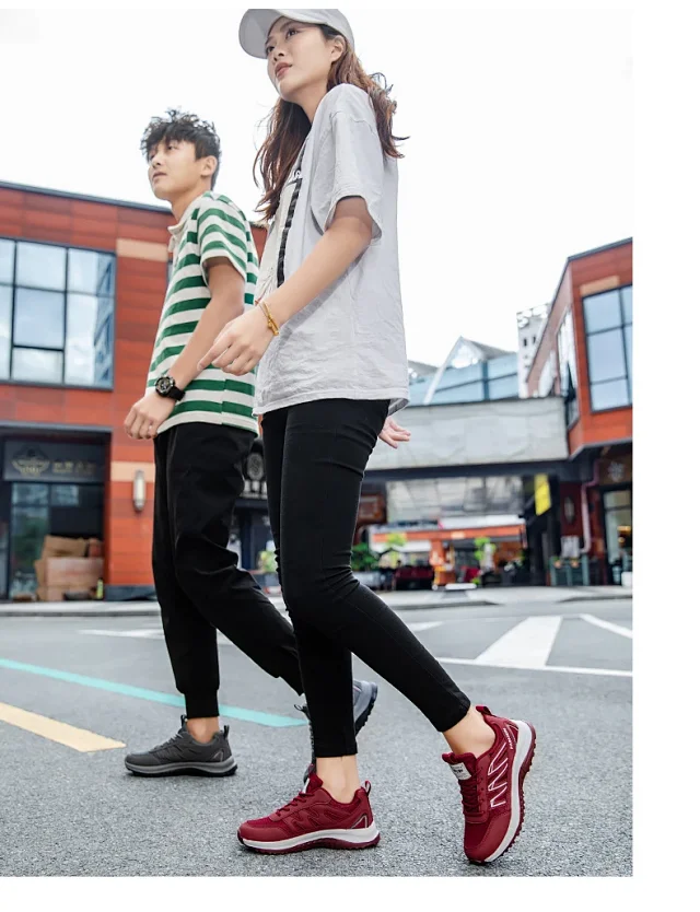 Unisex Mesh Breathable Walking Sneakers Detail