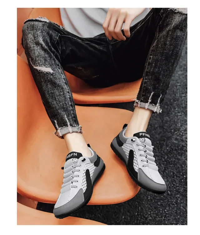 Men's Breathable Slip-On Mesh Slippers Detail