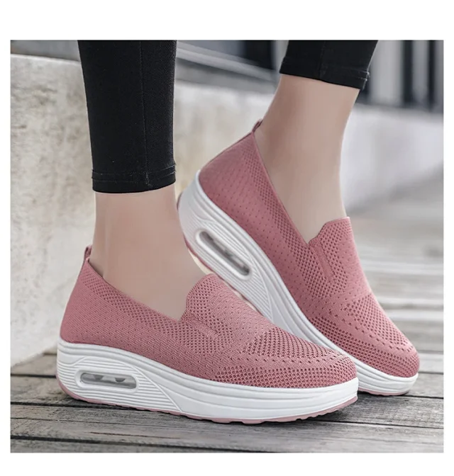 Women's Mesh Yeezy-Inspired Jelly Sole Casual Sneakers Detail