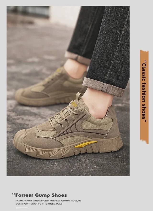 Men's Breathable Outdoor Work Sneakers Detail