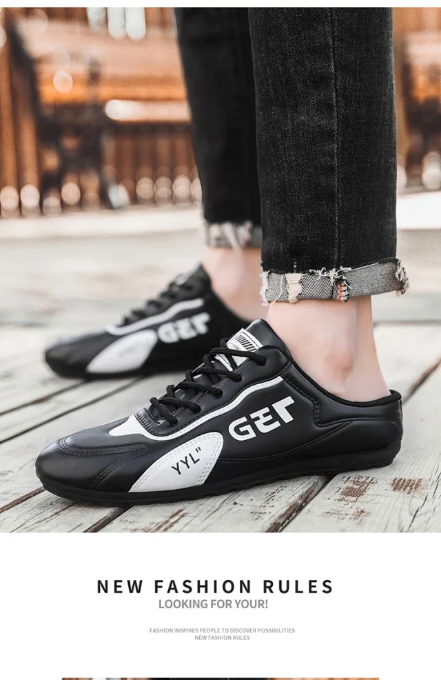 Mens Drive Loafers: Korean Trendy Comfy Everyday Student Detail