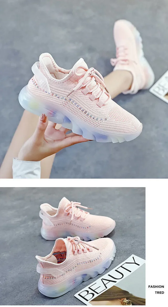 2025 Women's Mesh Airy Jelly Sole Sneakers Detail
