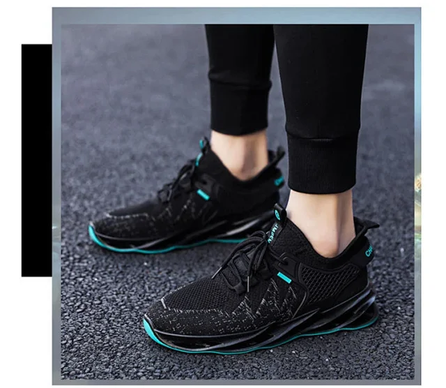 Men's Mesh Breathable Stylish Casual Dad Shoes Detail