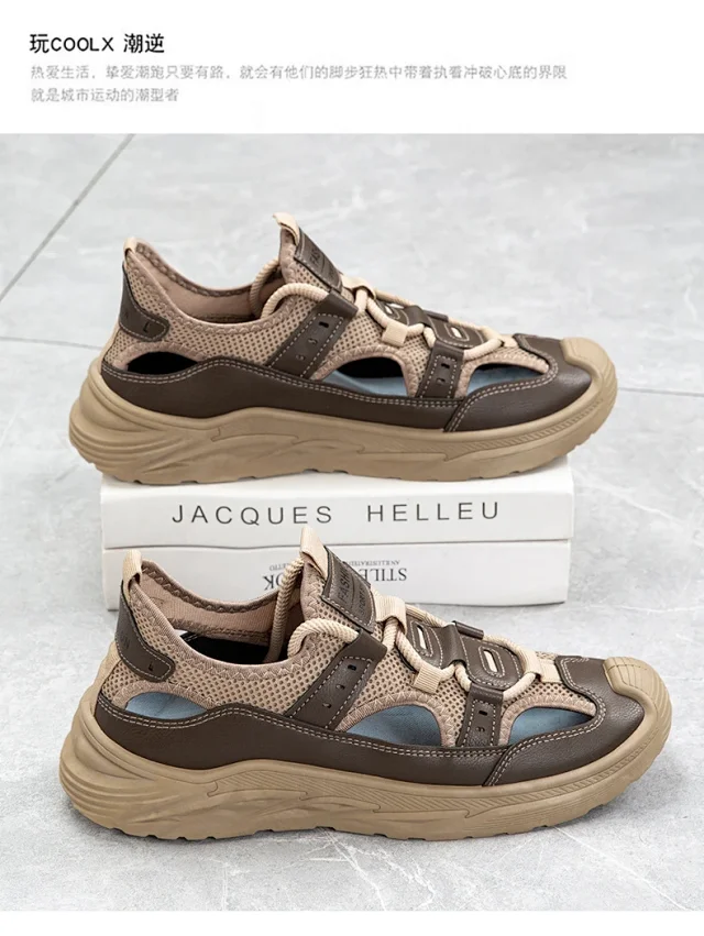 Men's Summer Beach Sandals Breathable Waterproof Detail