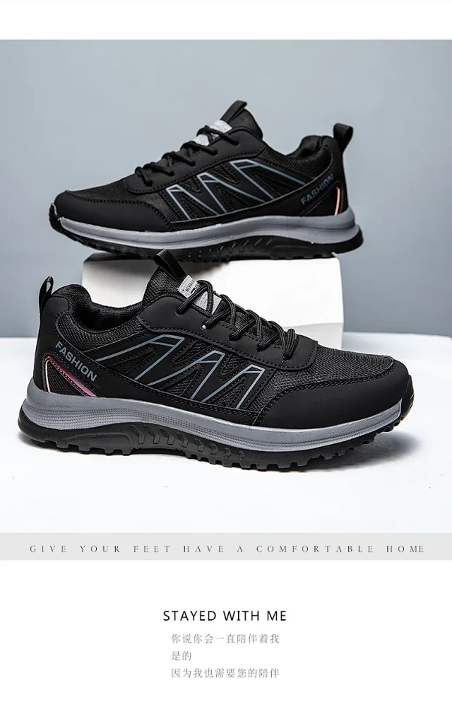 Unisex Mesh Breathable Walking Sneakers Detail