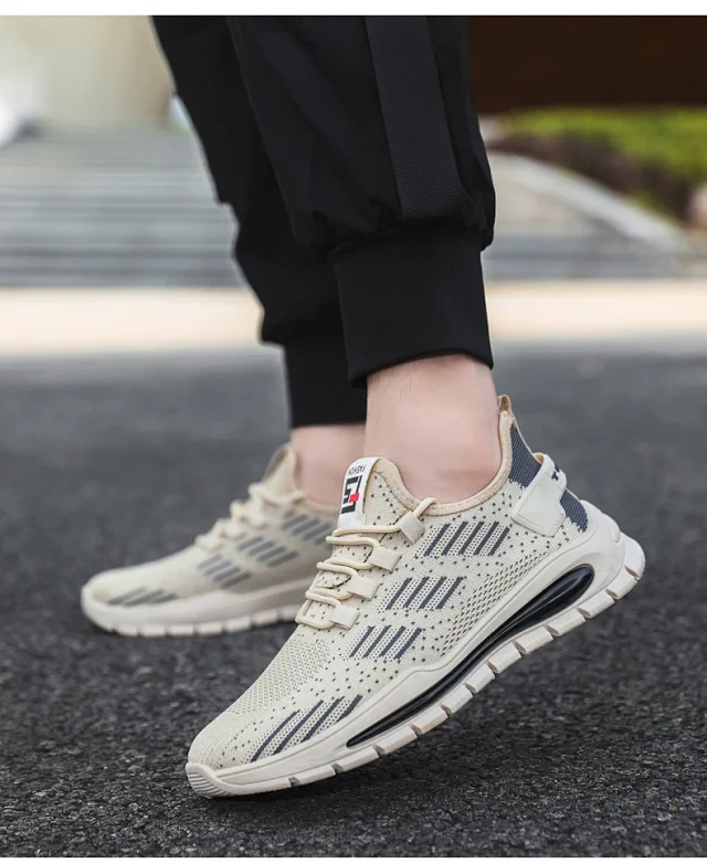 Men's 2025 Knit Dad Sneakers Comfort Detail