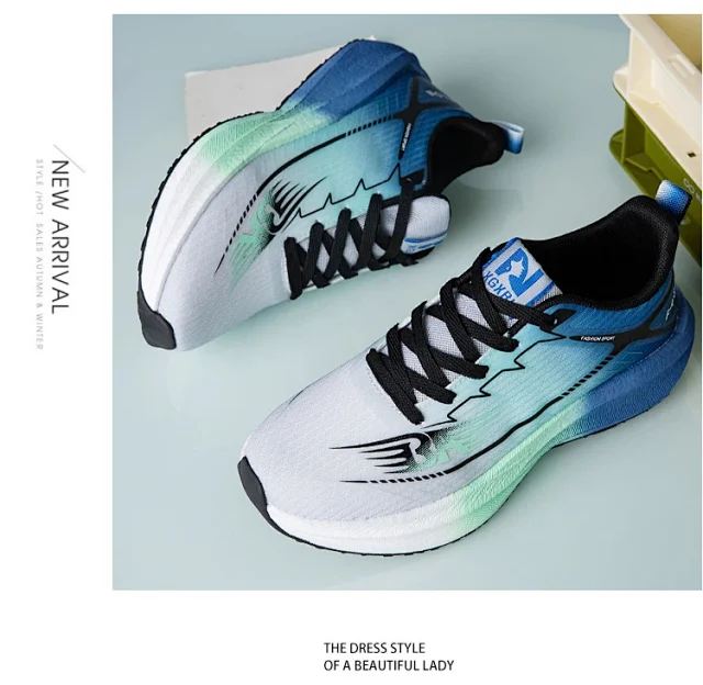 2025 Carbon-Plate Couple Sneakers - Trendy Style Detail