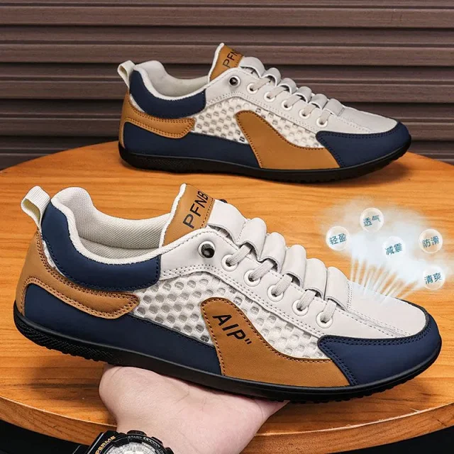 Men's Breathable Slip-On Mesh Slippers Detail