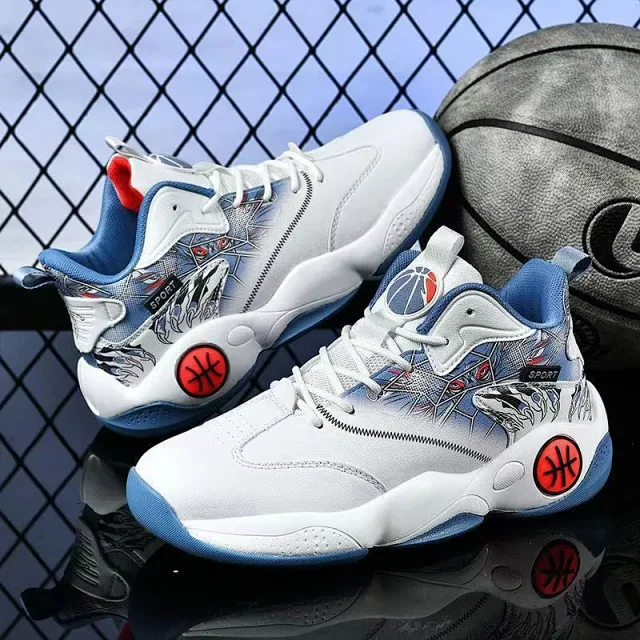 Men's Korean High-Top Dad Basketball Shoes Detail