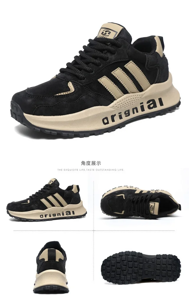 Men's Winter Soft-Sole Breathable Runners 2025 Detail