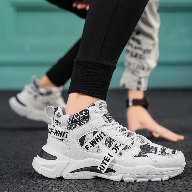 2025 Korean Men's High-Top Dad Shoes