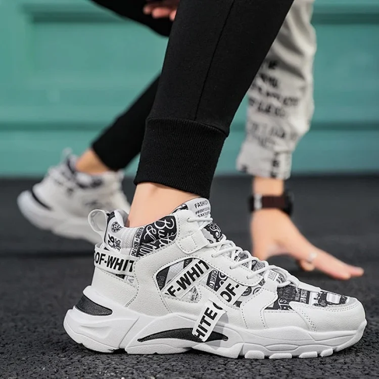 2025 Korean Men's High-Top Dad Shoes