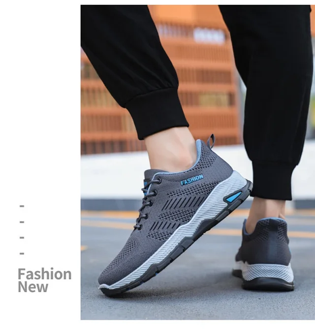 Men's Flyknit Breathable Running Shoes 2025 Detail