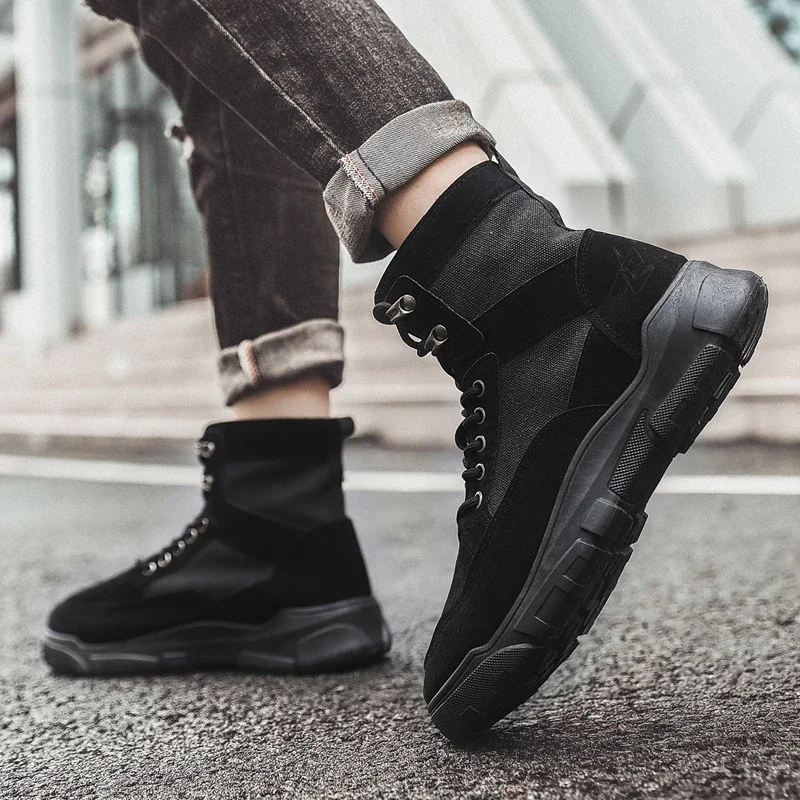 Men's Autumn High-Top Martin Lace-Up Boots