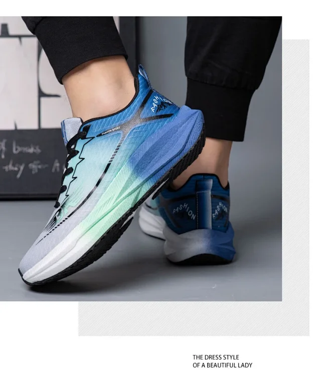 2025 Carbon-Plate Couple Sneakers - Trendy Style Detail