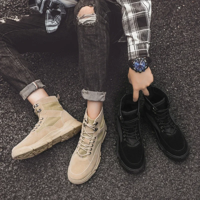 Men's Autumn High-Top Martin Lace-Up Boots