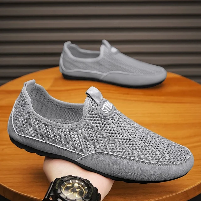 Men's Summer Mesh Slip-On Shoes Detail
