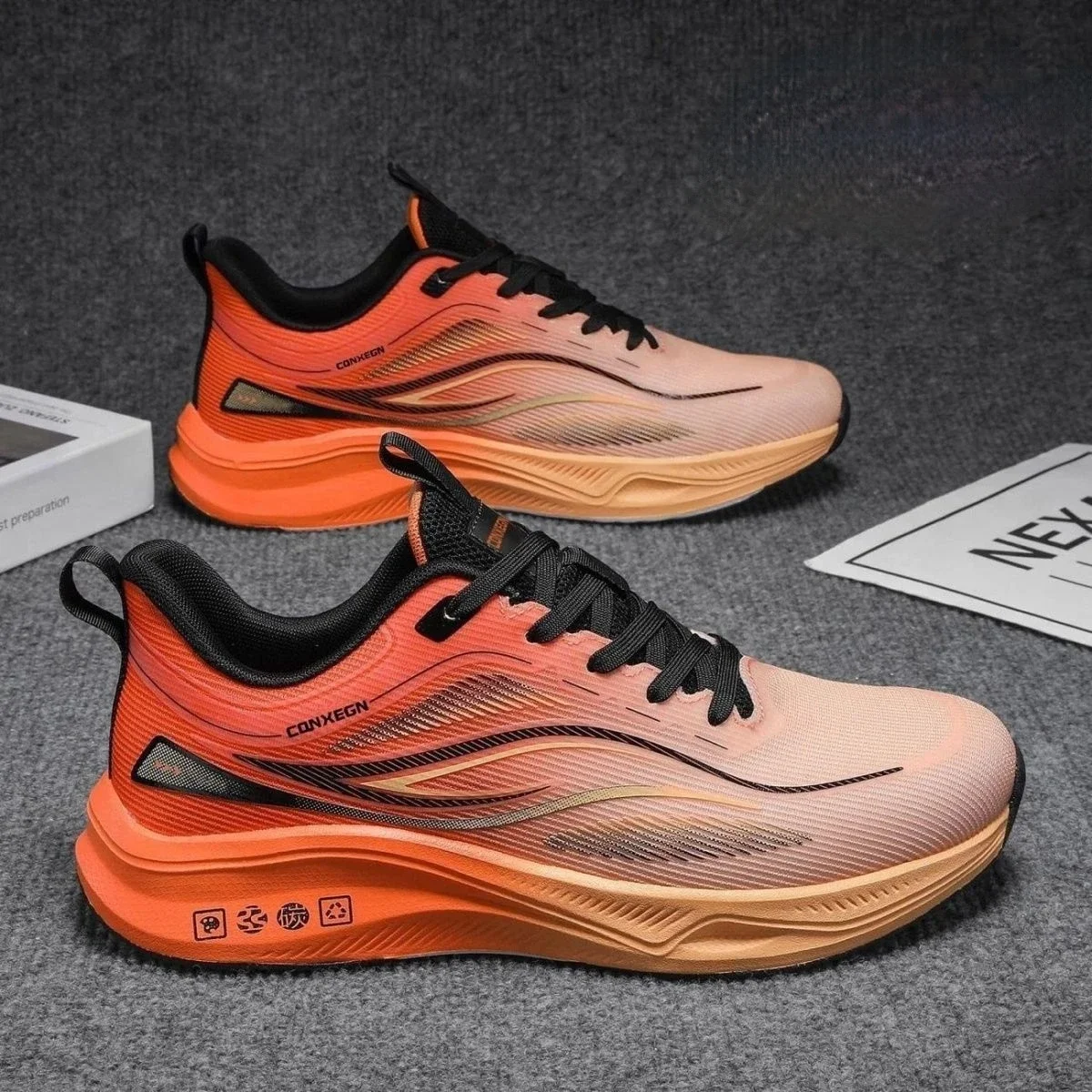 Men's Guochao Breathable Running Sneakers