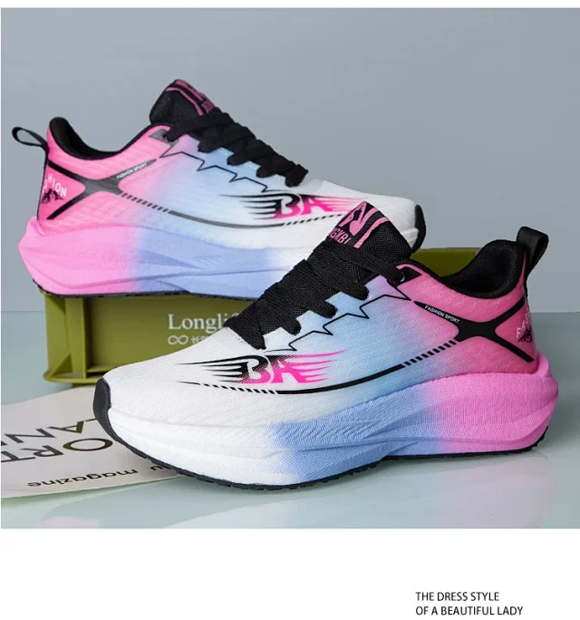 2025 Carbon-Plate Couple Sneakers - Trendy Style Detail