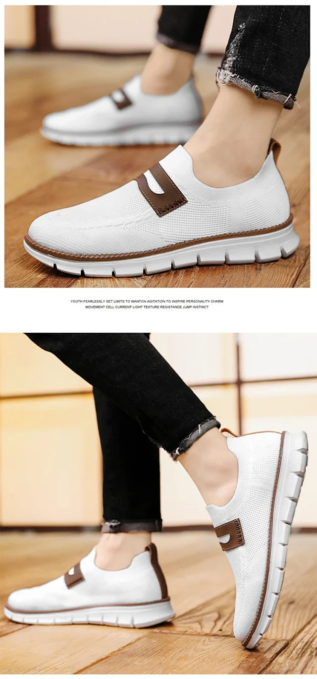 British Style Men's Slip-On Loafers EU48 Detail