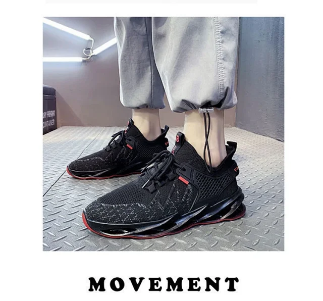Men's Mesh Breathable Stylish Casual Dad Shoes Detail