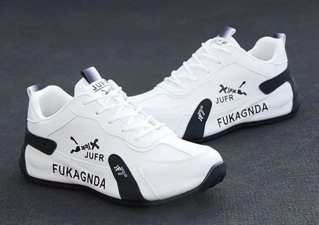 Waterproof Men's Hiking Leather Sneakers Detail