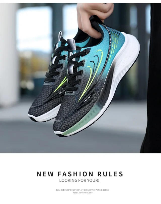 Men's Cushioned Trendy Sneakers Spring 2025 Detail