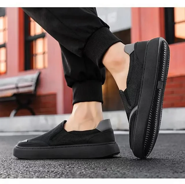 Men's 2025 Summer Mesh Slip-On Driving Shoes Detail