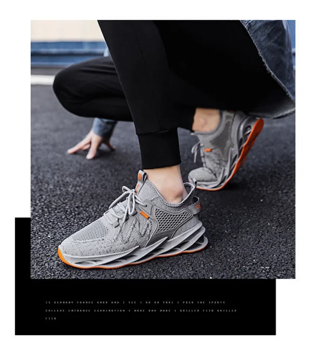 Men's Mesh Breathable Stylish Casual Dad Shoes Detail