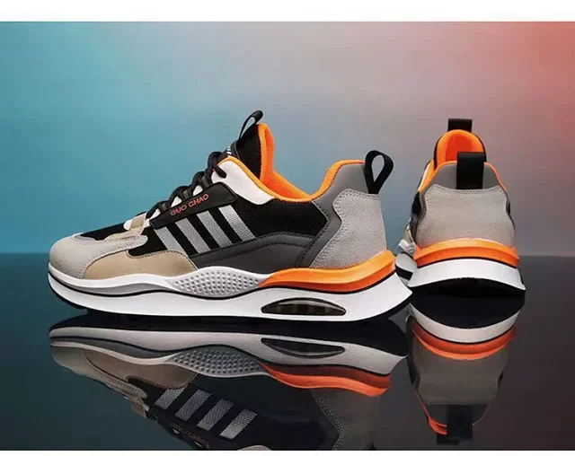 Men's Breathable Knit Sneakers Detail