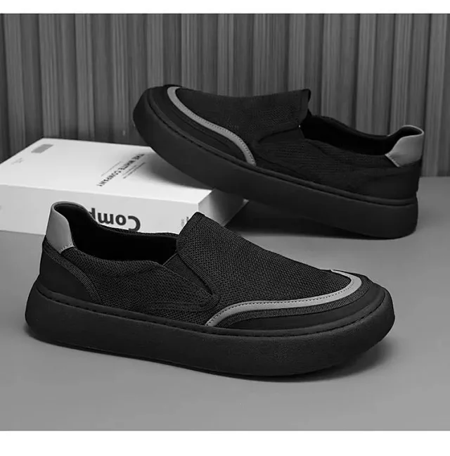 Men's 2025 Summer Mesh Slip-On Driving Shoes Detail