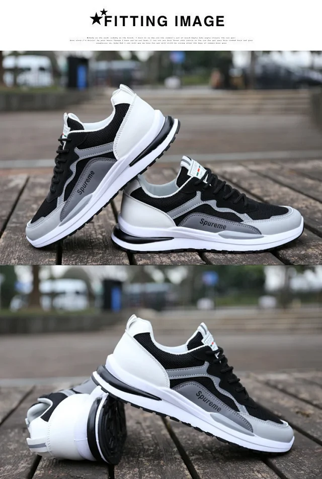 Men's Retro Breathable Dad Sneakers Detail