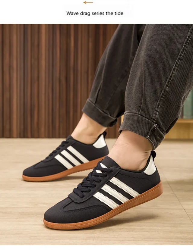Men's Autumn Retro German Training Casual Shoes Detail