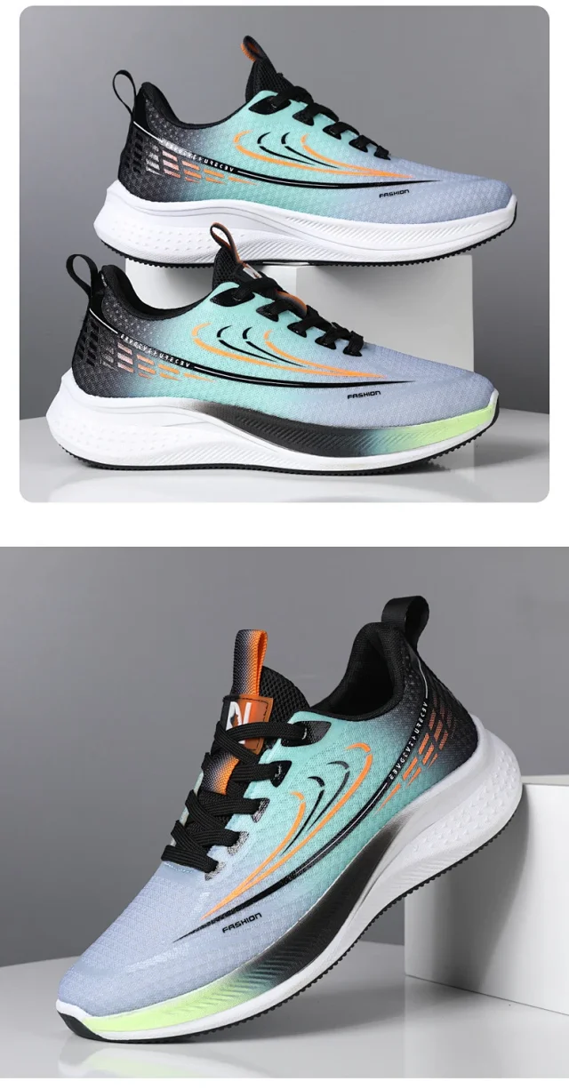 Men's Cushioned Trendy Sneakers Spring 2025 Detail