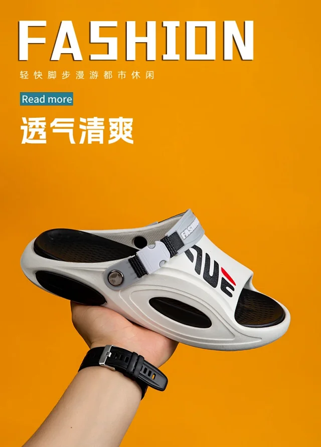 Men's 2025 New Slide Sports Sandals Detail
