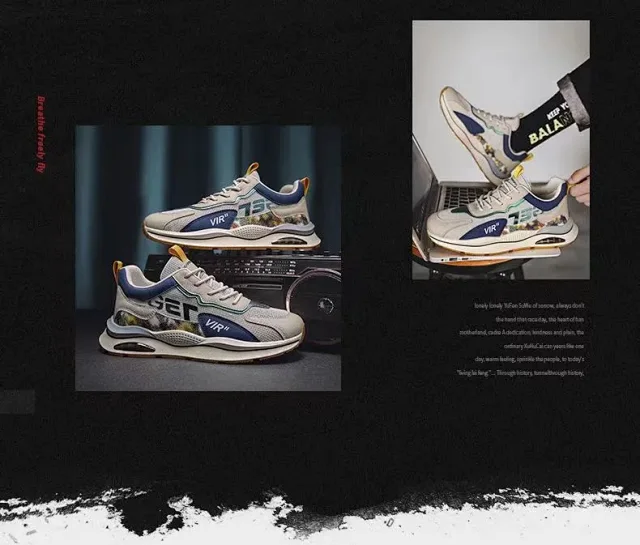 Men's Custom Retro Running Shoes 2025 Detail