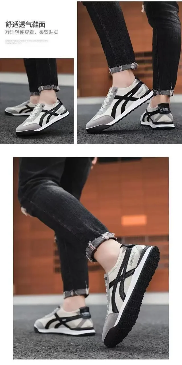 Men's New Korean Retro Running Shoes Detail