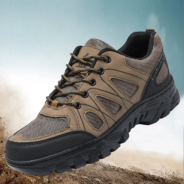 New Men's Casual Mesh Hiking Sneakers Detail