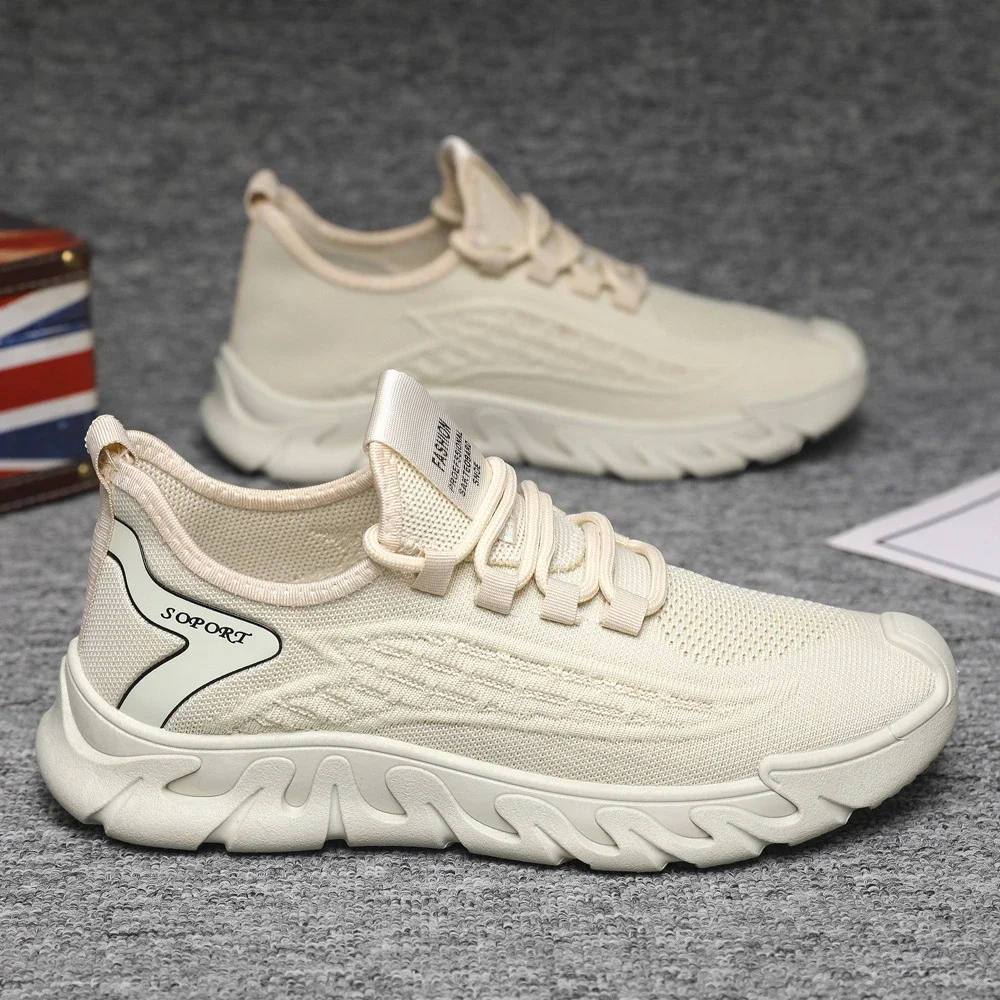 Men's Flyknit Low-Top Comfort Casual Sneakers