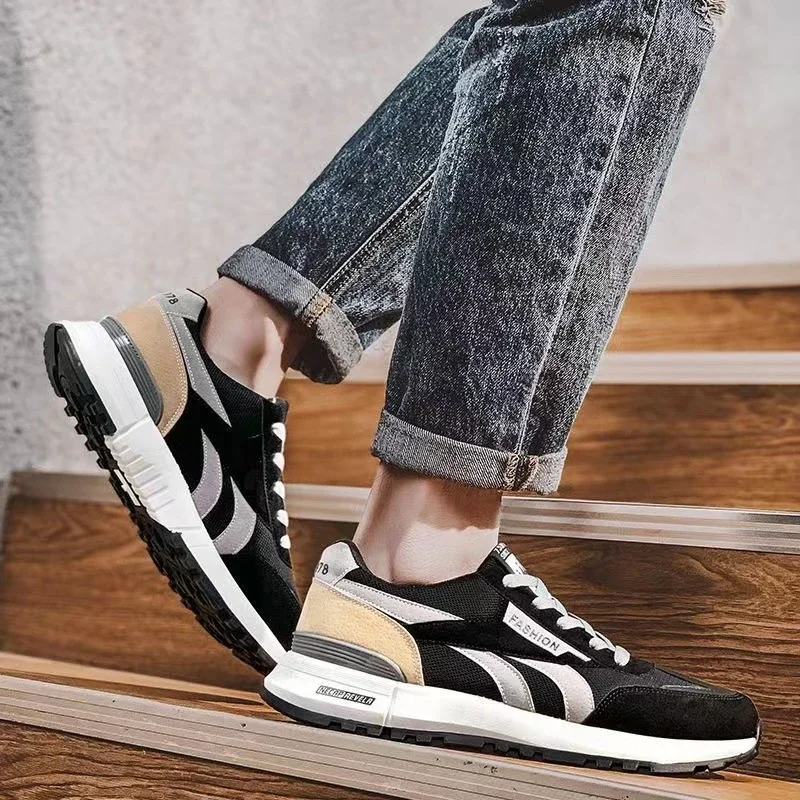 2025 K-Style Unisex Chunky White Sneakers